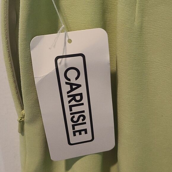 Size 10 Carlisle Lime Green Slacks - Picture 3 of 8
